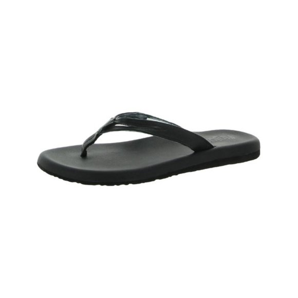 Women's FloJos Very Comfortable Flip-Flops FlipFlops Thong Sandals Black 7 NWT - Picture 10 of 11